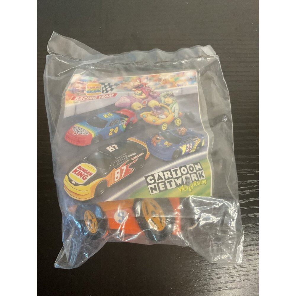 Vintage Burger King Cartoon Network Wacky Racing Kids Club Toy Car #5